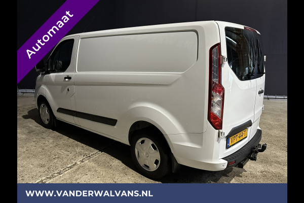 Ford Transit Custom 2.0 TDCI 130pk Automaat L1H1 Euro6 Airco | Apple Carplay | Camera cruisecontrol, parkeersensoren, verwarmde voorruit, trekhaak