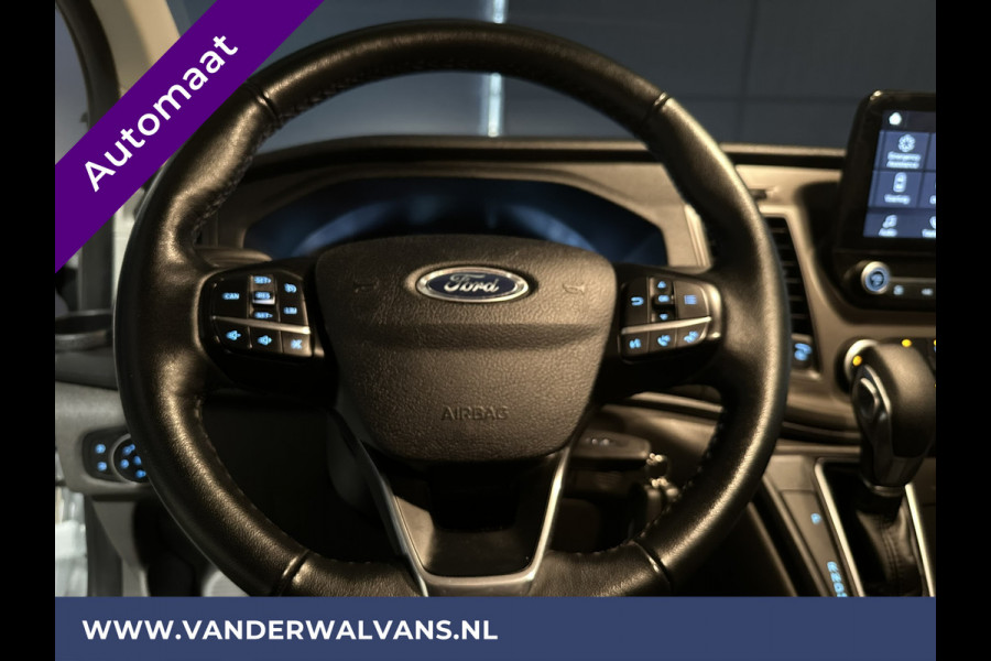 Ford Transit Custom 2.0 TDCI 130pk Automaat L1H1 Euro6 Airco | Apple Carplay | Camera cruisecontrol, parkeersensoren, verwarmde voorruit, trekhaak