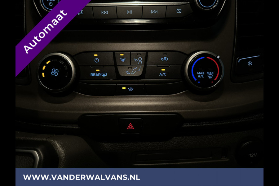 Ford Transit Custom 2.0 TDCI 130pk Automaat L1H1 Euro6 Airco | Apple Carplay | Camera cruisecontrol, parkeersensoren, verwarmde voorruit, trekhaak