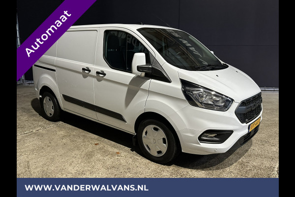 Ford Transit Custom 2.0 TDCI 130pk Automaat L1H1 Euro6 Airco | Apple Carplay | Camera cruisecontrol, parkeersensoren, verwarmde voorruit, trekhaak