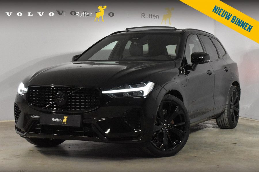 Volvo XC60 T8 455PK Long Range AWD Ultimate Black Edition / Driver Assist / Head-up Display / Panoramadak / 360 Camera / Luchtvering / Donker getint glas / Trekhaak