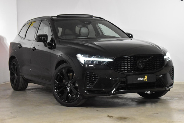 Volvo XC60 T8 455PK Long Range AWD Ultimate Black Edition / Driver Assist / Head-up Display / Panoramadak / 360 Camera / Luchtvering / Donker getint glas / Trekhaak