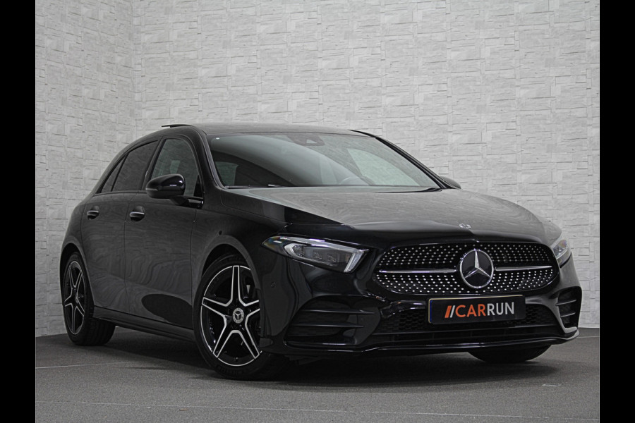 Mercedes-Benz A-Klasse 180 AMG-Line | Origineel NL | Panorama | Widescreen | Memory | Multibeam-LED | Keyless-Go | Sfeerverlichting | Dealer onderhouden | Night-Pakket | Carplay | Stoelverwarming | Camera | Lane Assist |