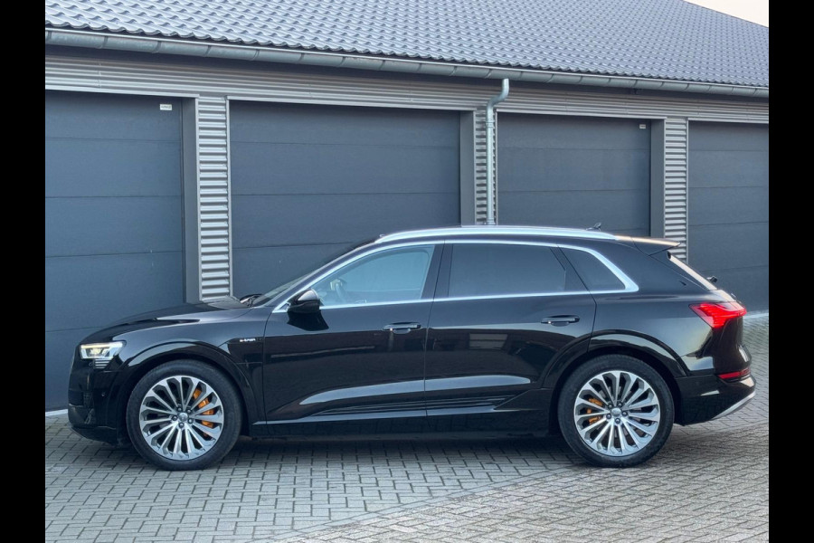 Audi e-tron 50 quattro 313 pk Business edition Plus 71 kWh, 21 inch lmv, panoramadak, nl auto met nationale auto pas