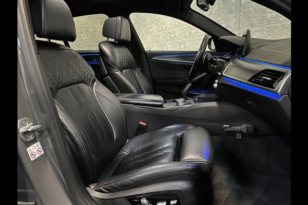 BMW 5 Serie 530i M-Sport | Schuifdak | ACC | Laser-LED | Leder Individual | Memory | Origineel NL | Comfortstoelen | Trekhaak | Keyless-Entry | 19'' | Sfeerverlichting | Autom. Achterklep | Camera | Stoelverwarming | Draadloos Laden | Carplay |