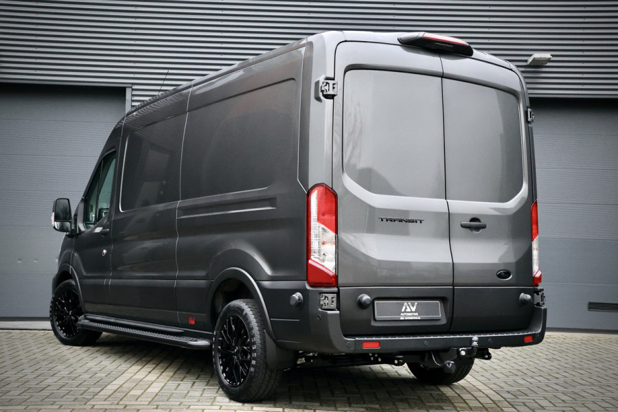 Ford Transit 350 2.0 TDCI L3H2 165PK AUT Limited | 360 Camera | ACC | Navigatie | Bi-Xenon | Lane assist | BLIS | CarPlay | Trekhaak | 3-Zitter| Facelift model MY2025