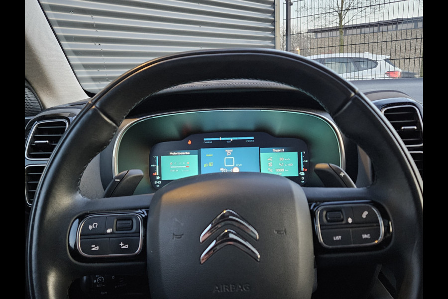 Citroën C5 Aircross 1.6 Plug-in Hybrid Shine Dealer O.H PHEV | Panodak | Adaptive Cruise | Luxe Lederen Comfortzetels Massage & Memory | 360 Camera | Apple Carplay | Keyless | DAB |