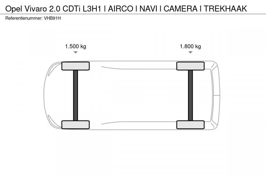 Opel Vivaro 2.0 CDTi L3H1 l AIRCO l NAVI l CAMERA l TREKHAAK