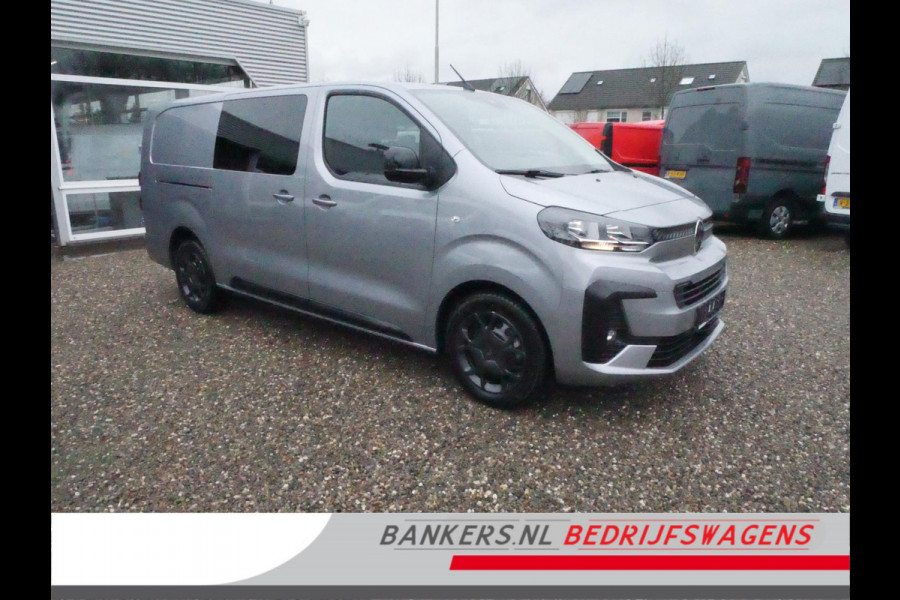 Citroën Jumpy 2.0HDI 180PK, L3, Automaat, Dubbel Cabine, Airco, 2 x Schuifdeur, Nieuw direct uit voorraad leverbaar