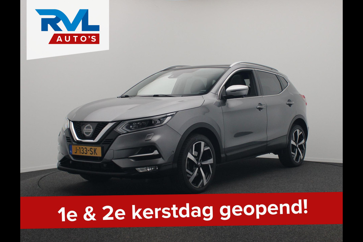 Nissan QASHQAI 1.2 Tekna + Trekhaak Pano/dak Luxe/Leder Rondomzicht/Camera