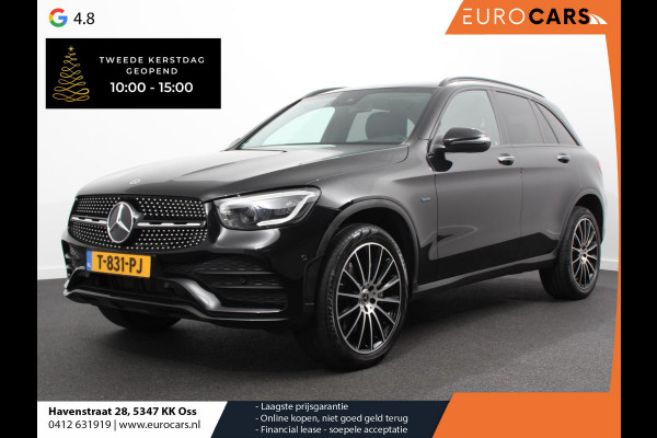 Mercedes-Benz GLC 300e 4MATIC Premium Plus AMG-Line | Climate control | Cruise control | Sfeerverlichting | Panorama dak | Afneembare trekhaak | Achteruitrij camera | LED | Voorstoelen verwarmt | Parkeersensoren