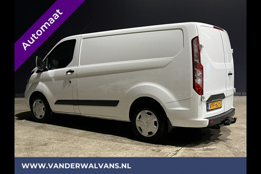 Ford Transit Custom 2.0 TDCI 130pk Automaat L1H1 Euro6 Airco | Apple Carplay | Camera cruisecontrol, parkeersensoren, verwarmde voorruit, trekhaak