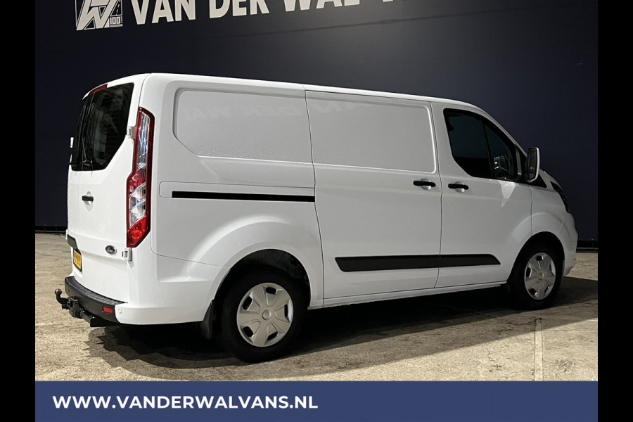 Ford Transit Custom 2.0 TDCI 130pk L1H1 Euro6 Airco | Apple Carplay | Camera | 2500kg Trekhaak cruisecontrol, parkeersensoren, verwarmde voorruit