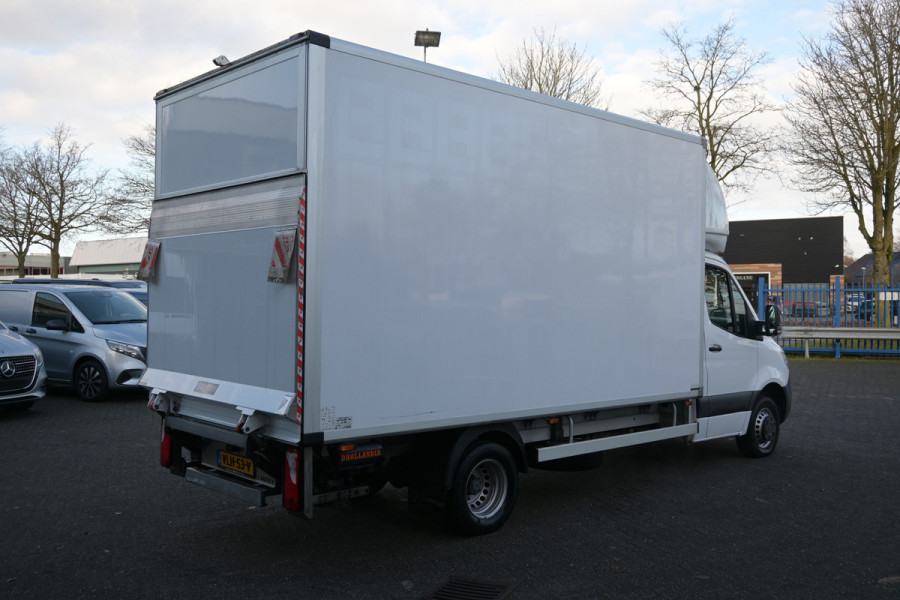 Mercedes-Benz Sprinter 516 CDI L3 Bakwagen met Dhollandia klep MBUX met navigatie, Gesloten laadbak met laadklep