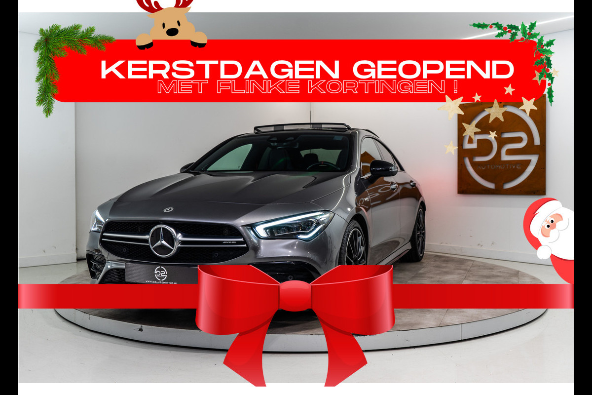 Mercedes-Benz CLA-Klasse AMG 35 4MATIC Premium+ 306PK | Pano | Sfeer | Burmester | Kuipstoelen&Memory | VOL! 12 MND Garantie