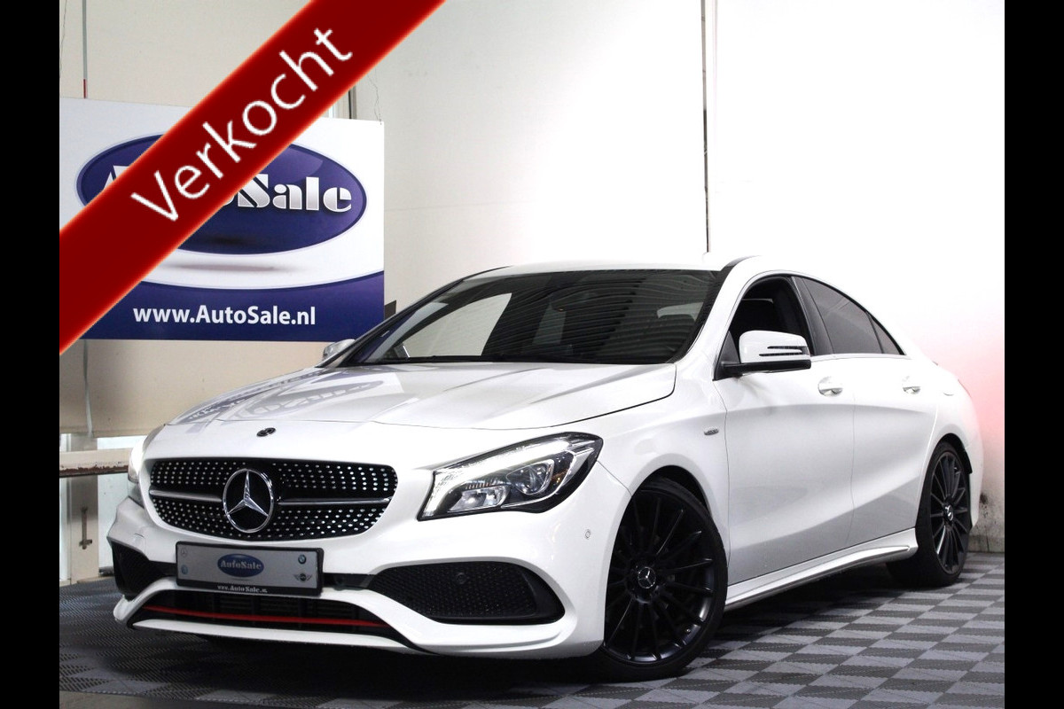 Mercedes-Benz CLA-Klasse 250 AMG Sport 218pk CARPLAY LEDER RODE-GRODELS '17