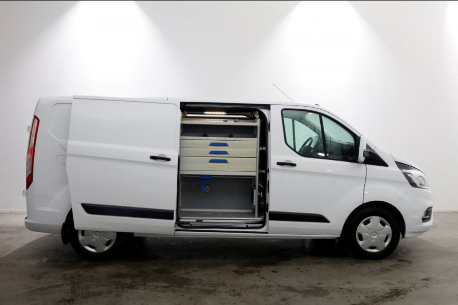 Ford Transit Custom 2.0 TDCI 170pk E6 Automaat L2H1 Trend 2x Schuifdeur/Inrichting 08-2019