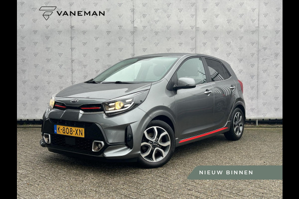 Kia Picanto 1.0 DPi GT-Line | Navi | Clima | Leder | Cruise | Camera | Apple Carplay & Android Auto | Leder | Lichtmetalen Velgen |