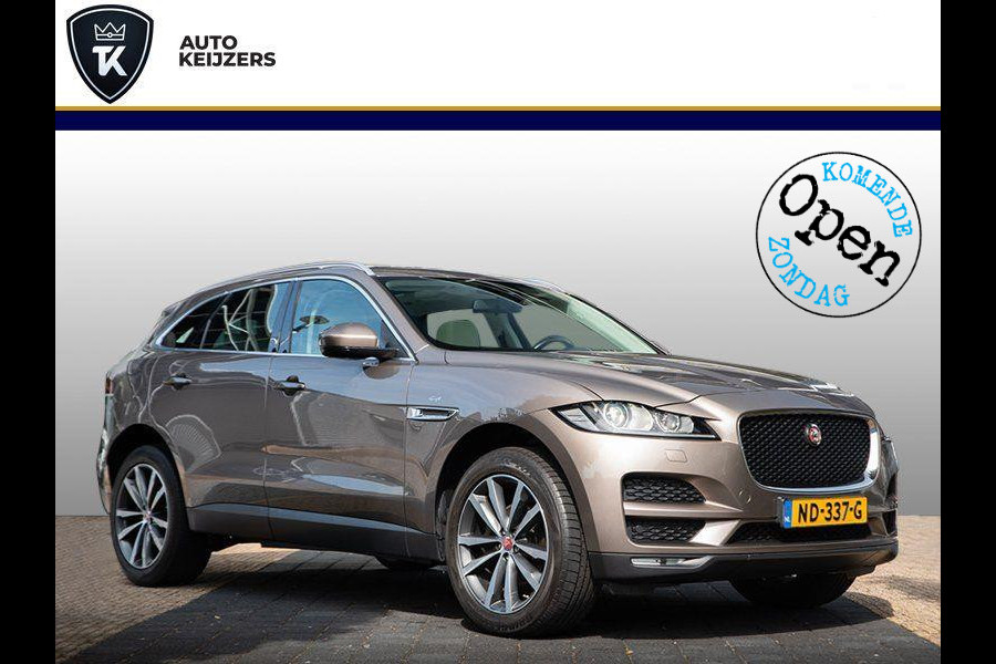 Jaguar F-Pace 2.0 Portfolio Pano AWD 20d Navi Leer Meridiam Keyless Stoelverwarming Automaat