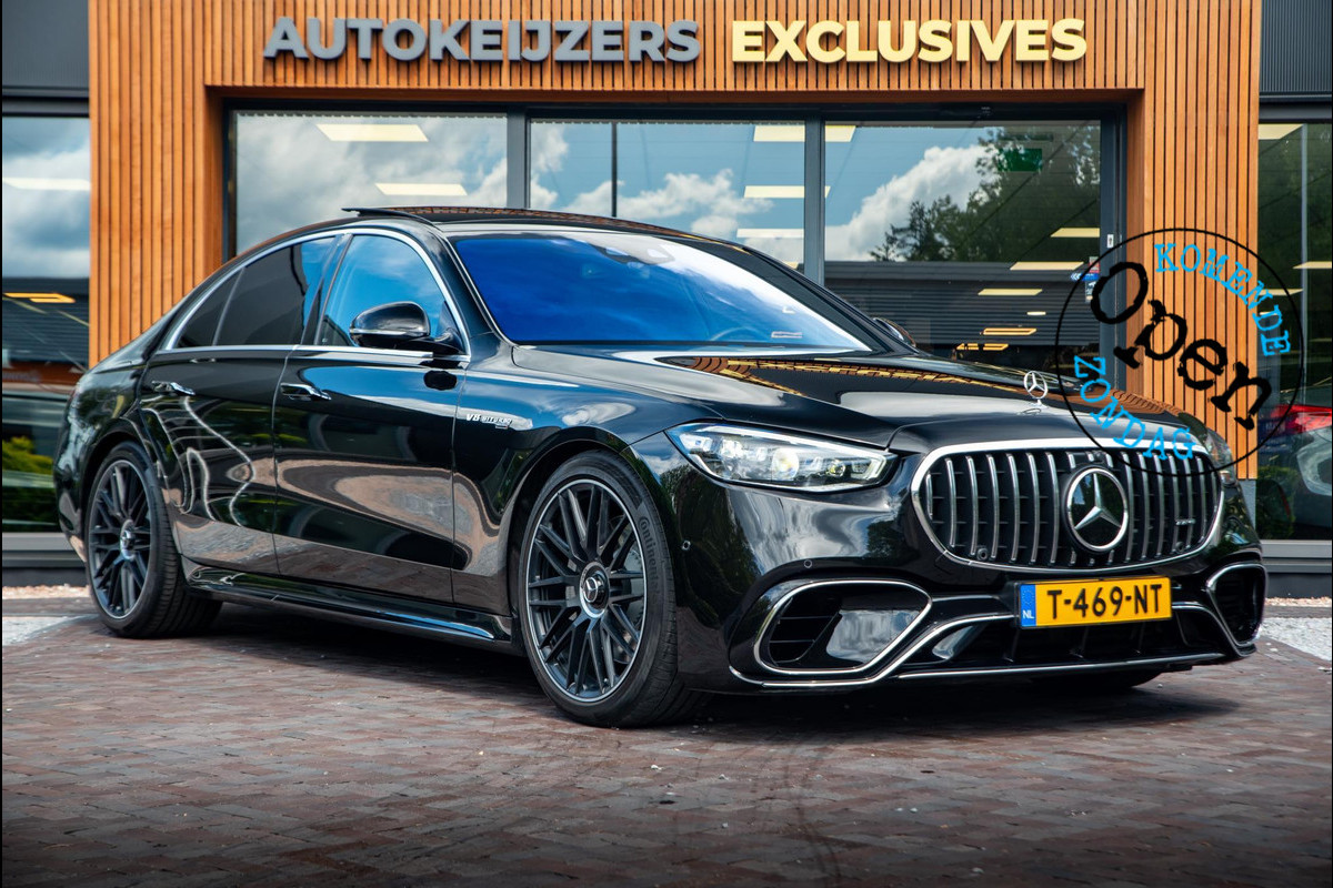 Mercedes-Benz S-Klasse 500 4MATIC AMG Line 63 Panoramadak Massage Achterasbesturing Stoelvent. Leder Exclusief 21''LM