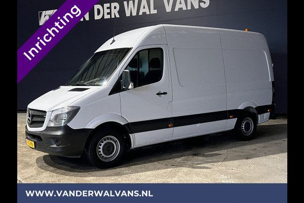 Mercedes-Benz Sprinter 316 CDI 164pk L2H2 inrichting Euro6 Airco | 2800kg trekhaak | cruisecontrol, parkeersensoren