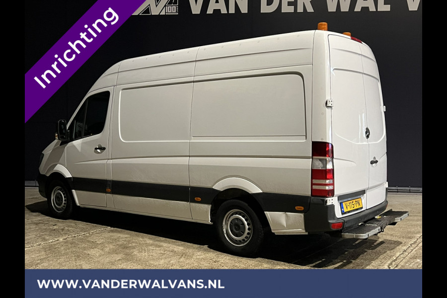 Mercedes-Benz Sprinter 316 CDI 164pk L2H2 inrichting Euro6 Airco | 2800kg trekhaak | cruisecontrol, parkeersensoren