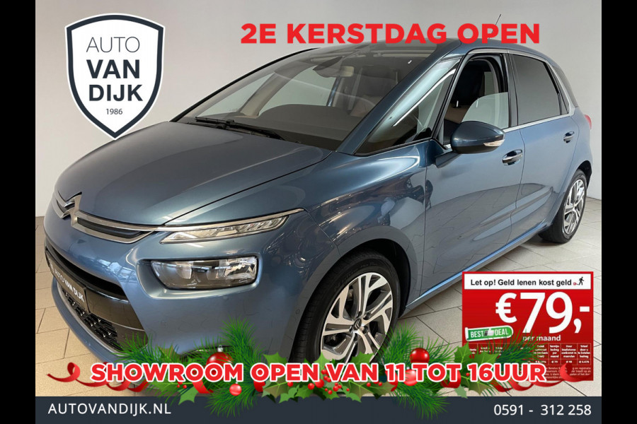 Citroën C4 Picasso 1.2 PureTech Business AIRCO NAVI CRUISE LEER LICHTMETALEN VELGEN PRIVACYGLAS MET LAK NIEUWSTAAT