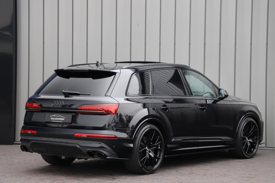 Audi SQ7 4.0 TFSI 507PK Quattro | B&O | 4W-Sturing | Keramische-remmen | Carbon | Lucht-vering | Sfeerverlichting | Matrix-led | Panorama