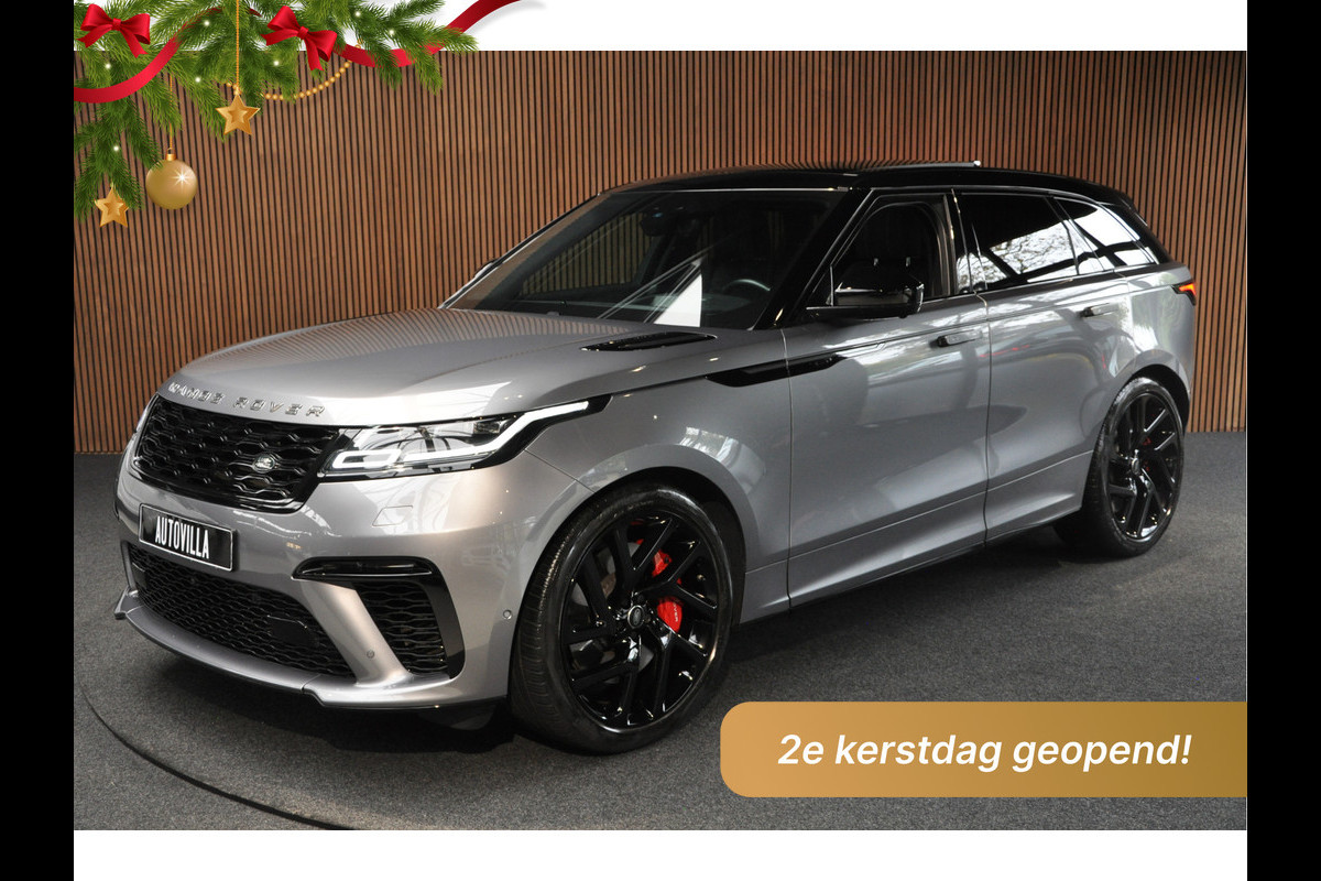 Land Rover Range Rover Velar 5.0 V8 SVAutobiography Dynamic Ed. Panorama Head Up 360º Alcantara hemel Meridian Massage Elektr. achterklep Stoelventilatie Stuurverwarming Stoel verwarming voor & achter Climate voor & achter