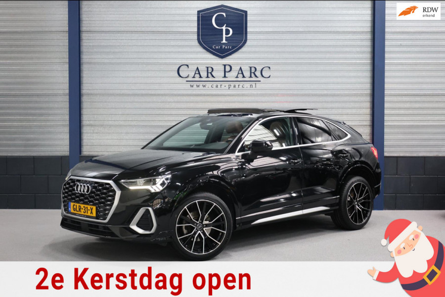 Audi Q3 Sportback 35 TFSI S Edition S-LINE/LED/SFEER/VIRTUAL/LEDER+S.VERWARMING/CAM/LINE/ACC/ECC/12 MND GARANTIE!