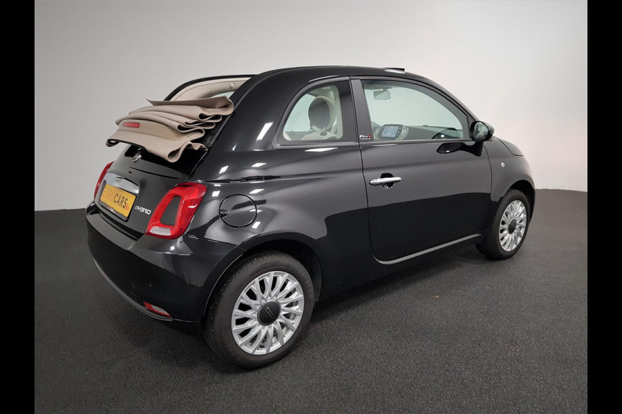 Fiat 500C 1.0 Hybrid Lounge + | Navigatie | Climate Control | Cruise Control | DAB | Parkeer Sensoren | Lichtmetalen velgen