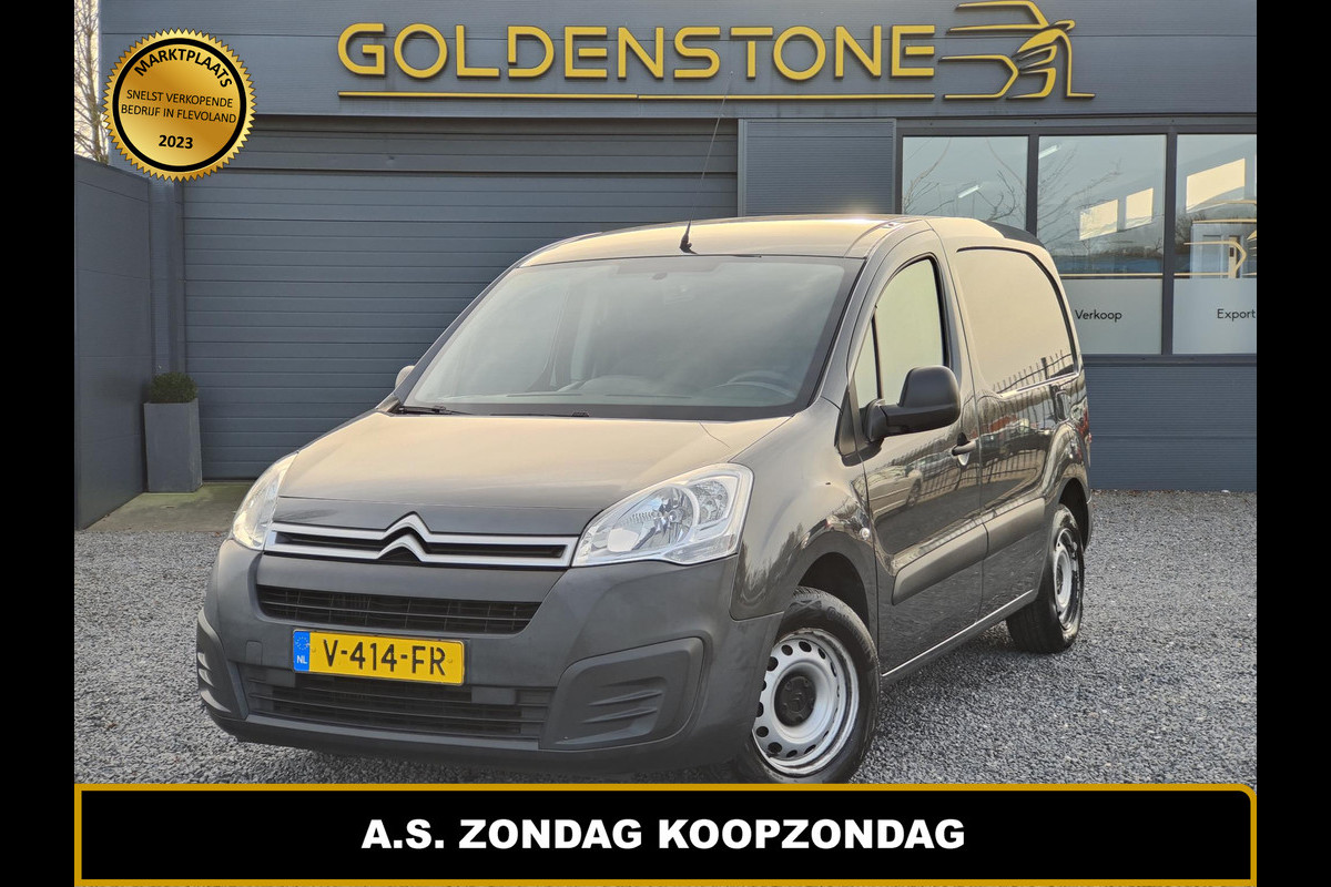 Citroën Berlingo 1.6 BlueHDI 75 Comfort 2e Eigenaar,Airco,Camera,Cruise,Elek Ramen,N.A.P,APK bij Aflevering