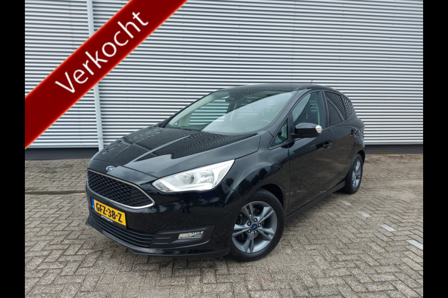 Ford C-MAX 1.0 125PK Titanium airco,stoel/stuur verwarming,dab,navigatie,applecarplay/android,parkeersensoren achter,