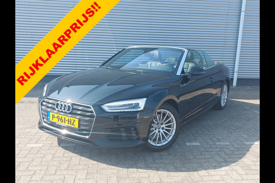 Audi A5 Cabriolet 2.0 TFSI MHEV Pro Line Automaat, airco,navigatie,stoelverwarming,lederen bekleding,parkeersensoren,