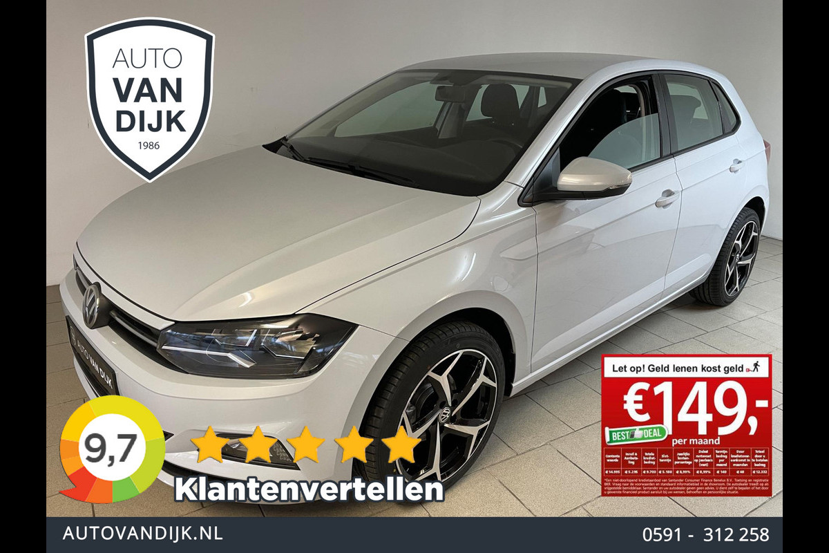 Volkswagen Polo 1.0 TSI Comfortline AIRCO NAVI CRUISE BLUETOOTH 17INCH VELGEN APPLE CARPLAY METALLIC LAK ZEER NETTE AUTO