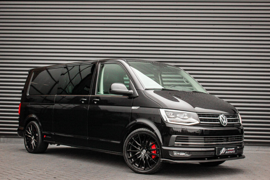 Volkswagen Transporter 2.0 TDI L2H1 DC 150PK JB- EDTION / LEDEREN BEKLEDING / TREKHAAK / APPLE CARPLAY / AIRCO / NIEUWSTAAT / FULL