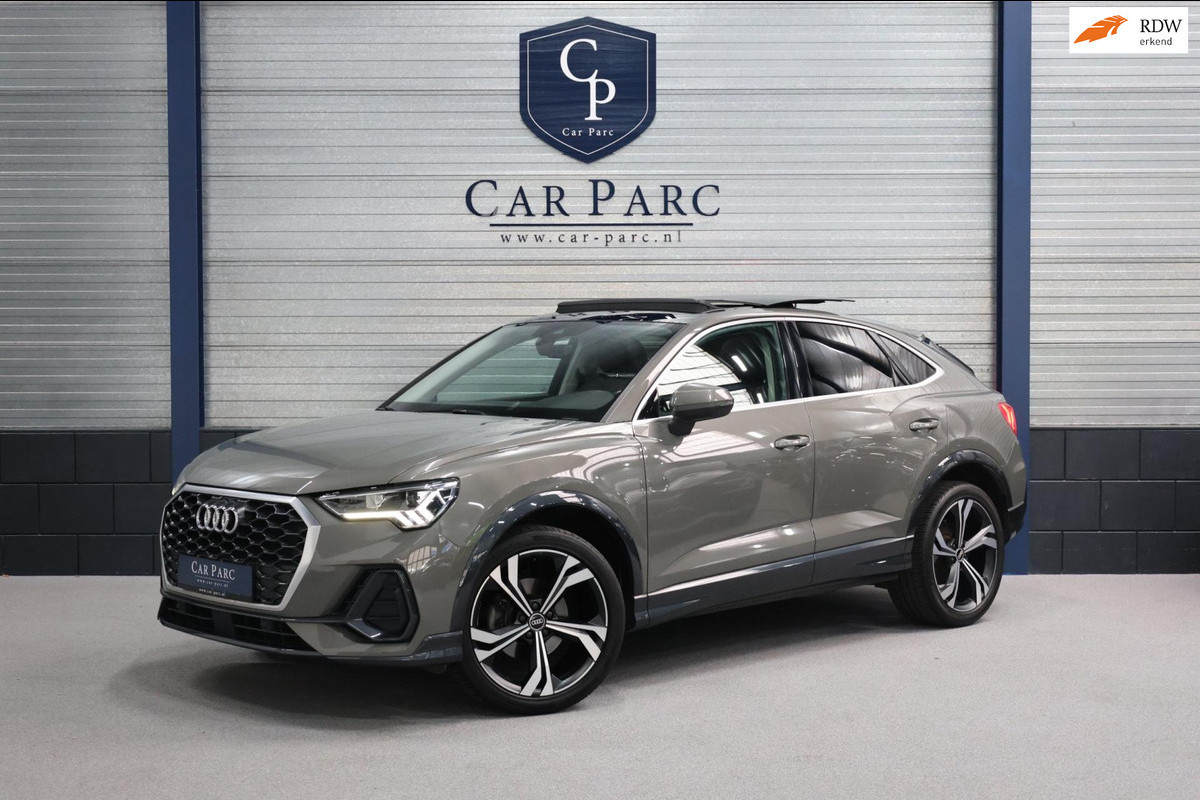 Audi Q3 Sportback 35 TFSI S Edition S-LINE/LED/VIRTUAL/PANO/ALCANTARA+S.VERWARMING/NAVI/20" LMV/PDC/ACC/ECC/12 MDN GARANTIE!