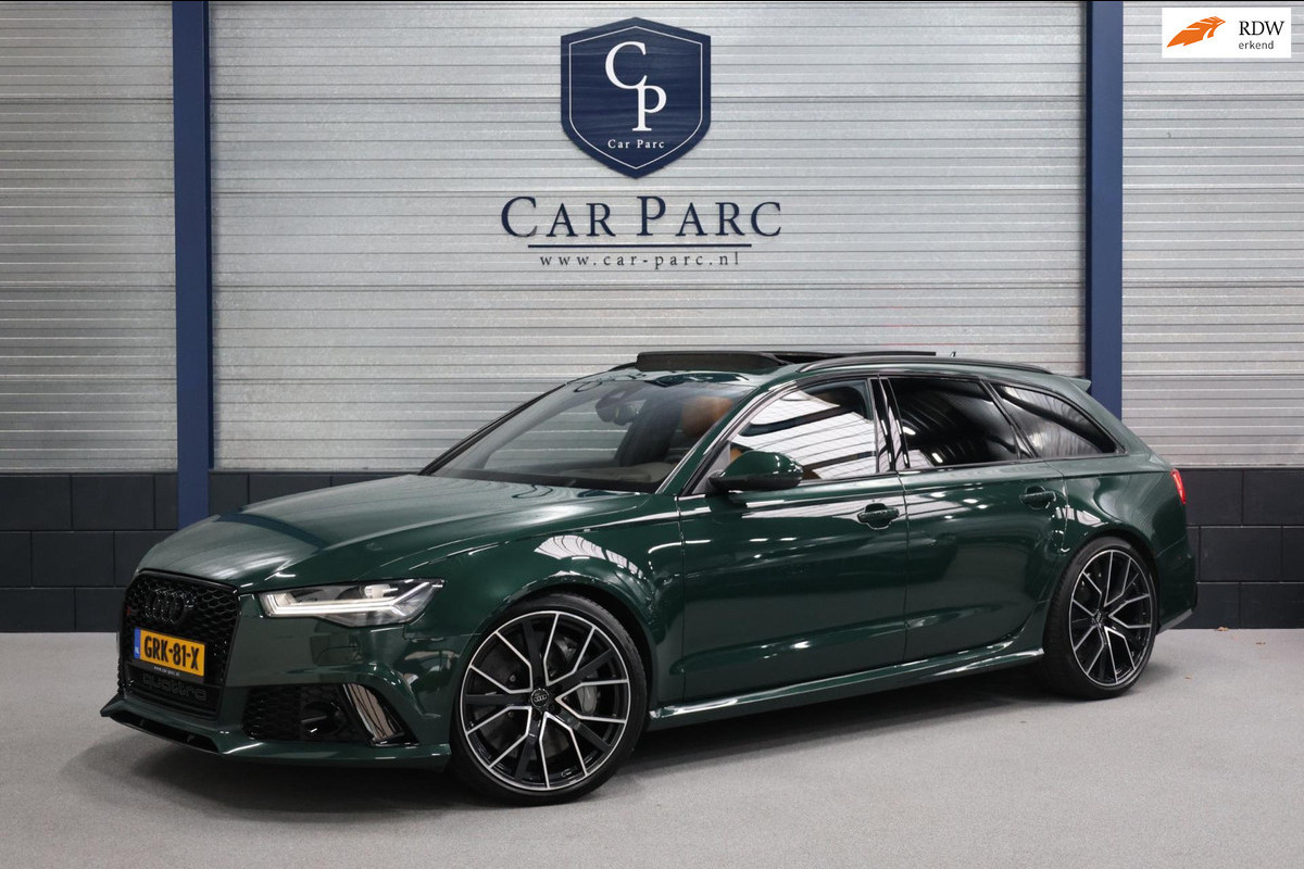 Audi RS6 Avant 4.0 TFSI quattro performance 605+PK Audi Exclusief LED/KERAMISCH/PANO/LEER+S.VERWARMING+VERKOELING/12 MDN GARANTIE!