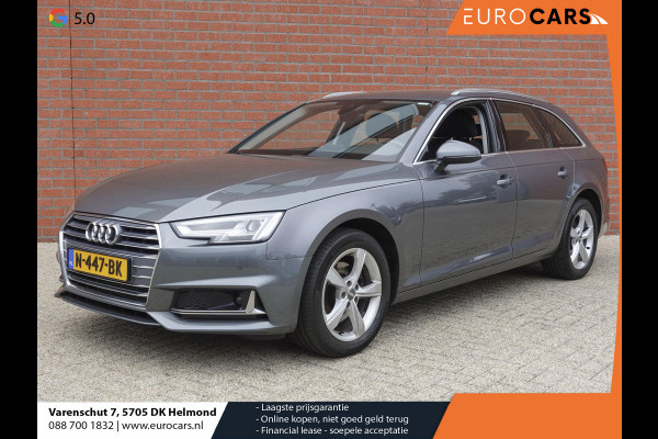 Audi A4 Avant 40 TFSI 190pk S-Tronic Sport hybride Climate Control Elektrisch bedienbare achterklep Cruise Control Adaptive Stoelverwarming Interieur-pakket S line Competition Led #