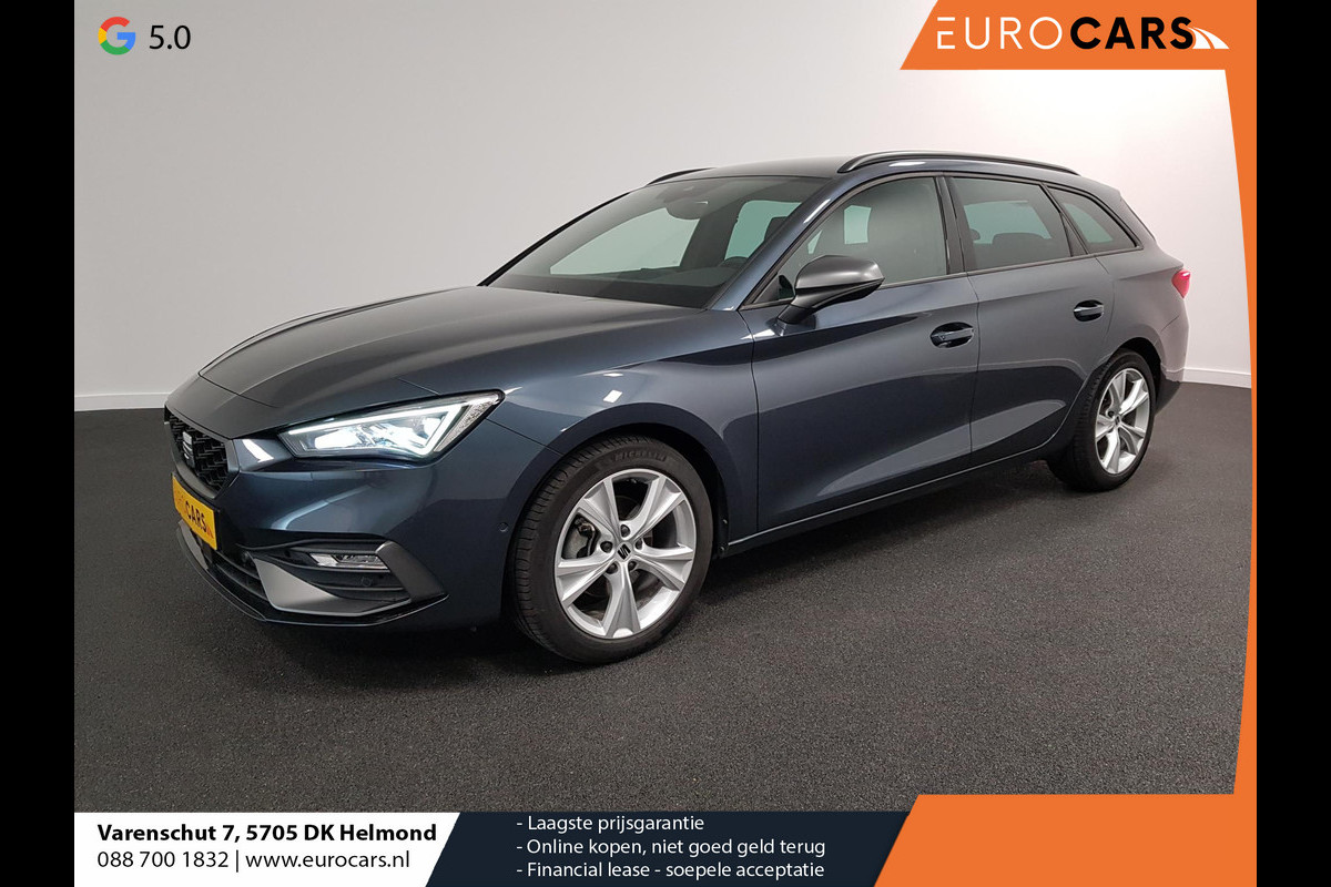 Seat León ST 1.5 TSI FR 150 PK | Navigatie | LED | Cruise Control | Park Assist | Lane Assist | DAB | Winterpakket | Keyless Go | Lichtmetalen Velgen | Virtual Cockpit #