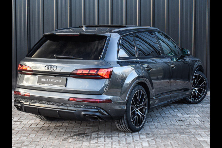 Audi Q7 60 TFSI e QUATTRO PRO LINE S COMPETITION | 5 JAAR GARANTIE | PANORAMADAK | LUCHTVERING | 4 WHEEL STEERING | HEAD UP | S-SEATS |