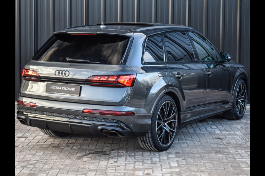 Audi Q7 60 TFSI e QUATTRO PRO LINE S COMPETITION | 5 JAAR GARANTIE | PANORAMADAK | LUCHTVERING | 4 WHEEL STEERING | HEAD UP | S-SEATS |