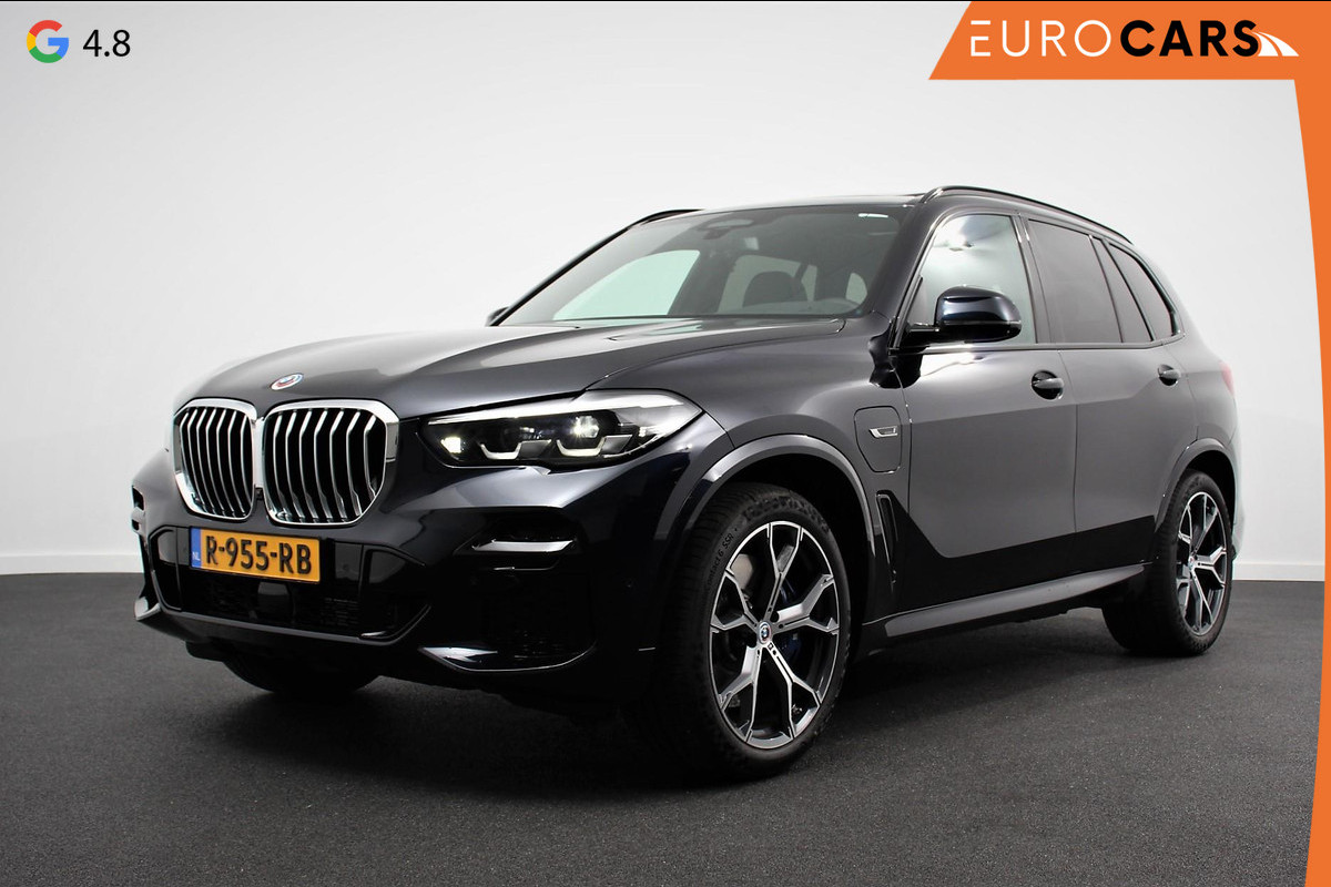 BMW X5 xDrive45e 394pk High Executive M-Sport PHEV 6 cilinder | Panoramisch schuif-kantel dak | Harman Kardon | Head up display | Lederen bekleding | Electrische verstelling comfort stoelen