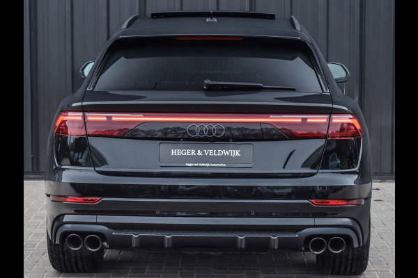 Audi Q8 55TFSI e QUATTRO PRO LINE S COMPETITION | S-SEATS | PANORAMADAK | 4 WIEL BESTURING | B&O SOUND | HEAD-UP | LUCHTVERING | DAB+ |