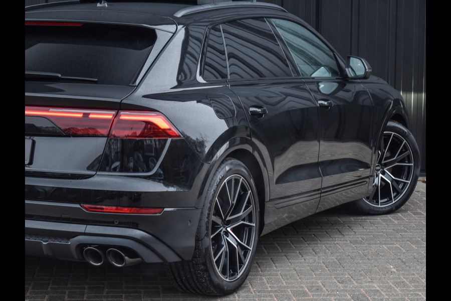 Audi Q8 55TFSI e QUATTRO PRO LINE S COMPETITION | S-SEATS | PANORAMADAK | 4 WIEL BESTURING | B&O SOUND | HEAD-UP | LUCHTVERING | DAB+ |