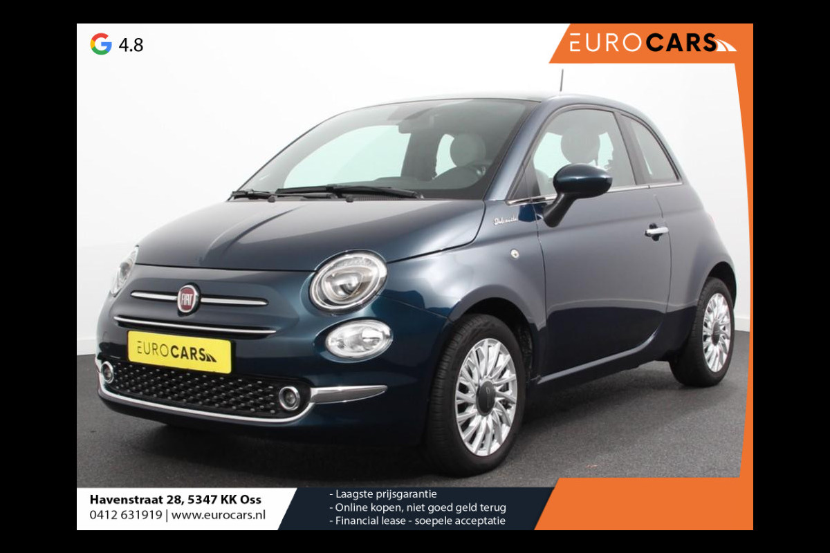 Fiat 500 1.0 Hybrid Dolcevita | Cruise control | Climate Control | Panorama dak | Apple Carplay/ Andriod Auto | Parkeer sensoren achter | Radio/ DAB+