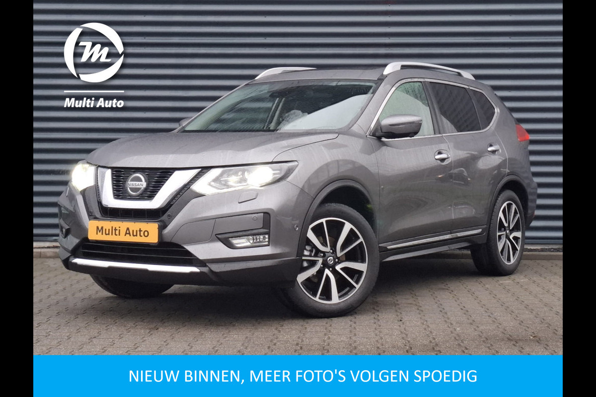 Nissan X-Trail 1.3 DIG-T Tekna Automaat | Panodak | Lederen Sportstoelen Elektrisch | Trekhaak Afneembaar | Bose Sound | Navigatie | 360 Camera | L.M. 19" |