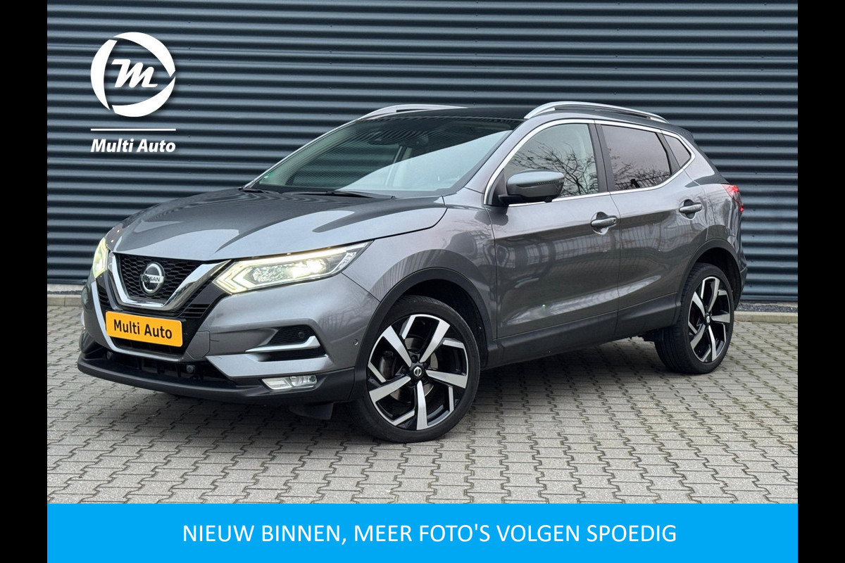 Nissan QASHQAI 1.3 DIG-T Tekna Automaat | Adaptive Cruise | BOSE Sound | Navigatie |  360 Camera | Lederen Bekleding | L.M. 19" | Stoelverwarming | DAB |