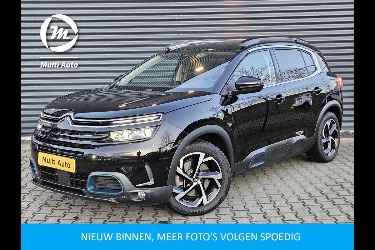 Citroën C5 Aircross 1.6 Plug-in Hybrid Shine 1e Eigenaar Dealer O.H PHEV | Panodak | Adaptive Cruise | Luxe Lederen Comfortzetels Massage & Memory | 360 Camera | Apple Carplay | Keyless | DAB |