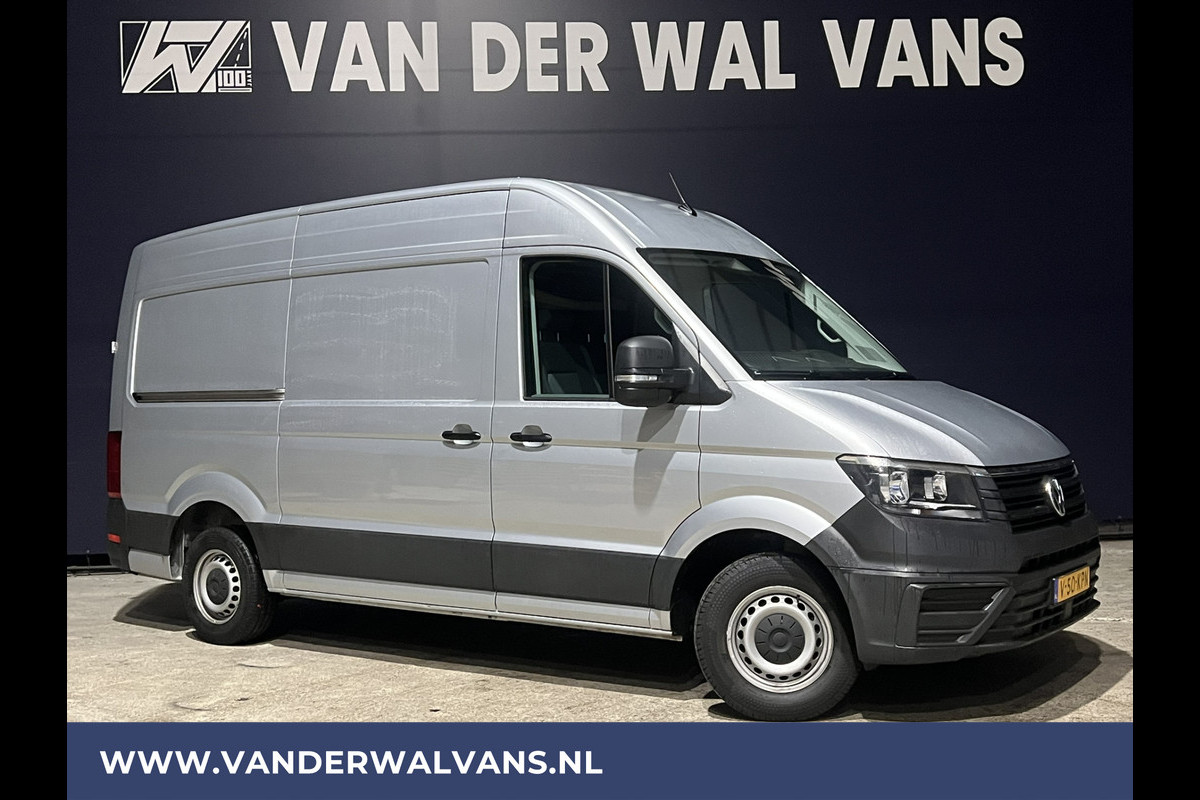 Volkswagen Crafter 2.0 TDI 141pk L3H3 L2H2 Euro6 Airco | Navigatie | Apple Carplay | Android Auto | Cruisecontrol Bijrijdersbank, 3000kg trekvermogen